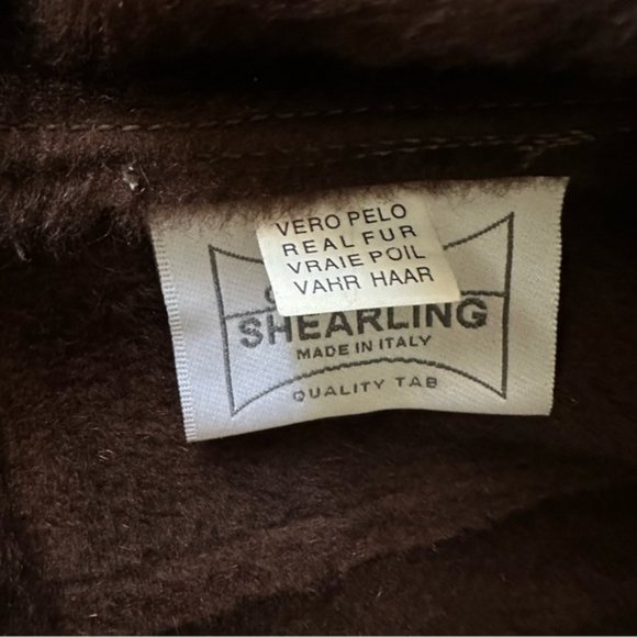 Artico Hand Made in Italy Shearling Coat sz 42 4-6 - Picture 13 of 15